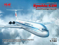 ICM 14405 Ilyushin Il-62M Aeroflot 1:144 Aircraft Model Kit