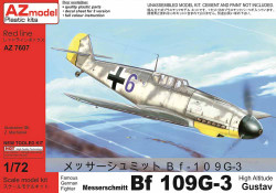 AZ Model 7607 Messerschmitt Bf-109G-3 1:72 Plastic Model Aircraft Kit