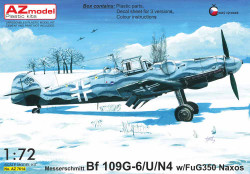 AZ Model 7614 Messerschmitt Bf-109G-6/U/N4 1:72 Plastic Model Aircraft Kit