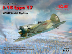 ICM 32005 Polikarpov I-16 type 17, WWII Soviet Fighter 1:32 Aircraft Model Kit