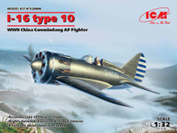 ICM 32006 Polikarpov I-16 type 10, WWII China 1:32 Aircraft Model Kit