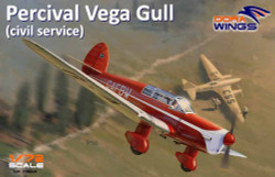 Dora Wings 72002 Percival Vega Gull with civil registrations 1:72 Aircraft Model Kit