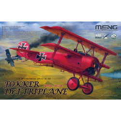 Meng Models QS-002 Fokker Dr.I Triplane Red Baron 1:32 Plastic Model Aircraft Kit