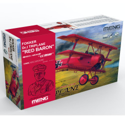 Meng Models QS-002S Fokker Triplane Red Baron & Resin Bust 1:32 Plastic Model Kit