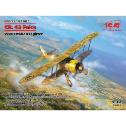 ICM 32020 Fiat CR.42 Falco, WWII Italian Fighter 1:32 Aircraft Model Kit