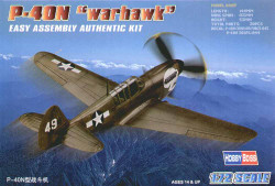 Hobby Boss 80252 Curtiss P-40N Warhawk 'Easy Build' 1:72 Aircraft Model Kit