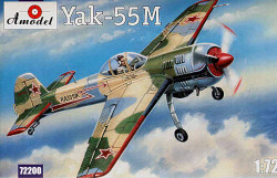 A-Model 72200 Yakovlev Yak-55M with decals for Russia 1:72 Aircraft Model Kit