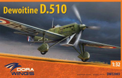 Dora Wings 32003 Dewoitine D.510 1:32 Aircraft Model Kit