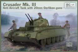 IBG Models 72070 Crusader Mk.III Anti Aircraft Tank 1:72 Plastic Model Kit