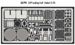 Eduard 35791 1:35 Etched Detailing Set for Italeri Kits LCVP Landing Craft