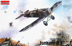 Roden 041 Junkers D.I long fuselage version 1:72 Aircraft Model Kit