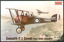 Roden 054 Sopwith F.1 Camel two seat trainer 1:72 Aircraft Model Kit