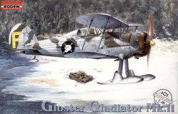 Roden 401 Gloster Gladiator Mk.II J8 1:48 Aircraft Model Kit