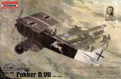 Roden 421 Fokker D.VII Alb (early) 1:48 Aircraft Model Kit
