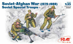 ICM 35501 Soviet Special Forces Soviet-Afghan War 1979-88 1:35 Figure Model Kit