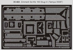 Eduard 35483 1:35 Etched Detailing Set for Tamiya Kits Zimmerit Sturmgeschutz/St