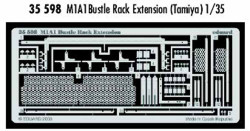 Eduard 35598 1:35 Etched Detailing Set for Tamiya Kits M1A1 Abrams Bustle Rack E