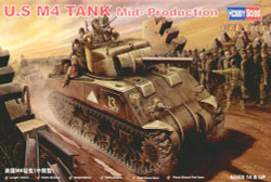 Hobby Boss 84802 M4A1 Sherman (Mid Model) 1:48 Military Vehicle Kit