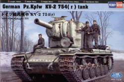 Hobby Boss 84819 Pz.Kpfw KV-2 754(r) captured Soviet KV-2 1:48 Military Vehicle Kit