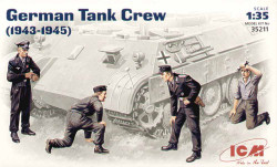 ICM 35211 German (WWII) Tank Crew (1943-1945) 1:35 Figure Model Kit
