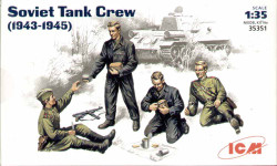 ICM 35351 Soviet tank crew 1943-1945 1:35 Figure Model Kit