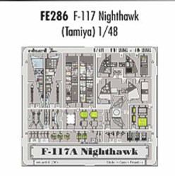 Eduard FE286 Etched Aircraft Detailling Set 1:48 Lockheed F-117A Nighthawk Pre-p