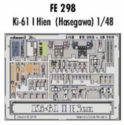 Eduard FE298 Etched Aircraft Detailling Set 1:48 Kawasaki Ki-61-I Hien 'Tony' Pr