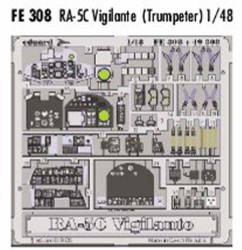 Eduard FE308 Etched Aircraft Detailling Set 1:48 North-American RA-5C Vigilante