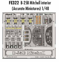 Eduard FE322 Etched Aircraft Detailling Set 1:48 North-American B-25B Mitchell i