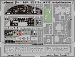 Eduard FE337 Etched Aircraft Detailling Set 1:48 Boeing B-17G Flying Fortress co