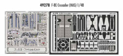 Eduard 49278 Etched Aircraft Detailling Set 1:48 Vought F-8E Crusader Pre-painte