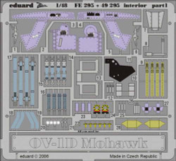 Eduard 49295 Etched Aircraft Detailling Set 1:48 Grumman OV-1D Mohawk interior P