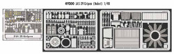 Eduard 49300 Etched Aircraft Detailling Set 1:48 Saab JAS-39A Gripen Pre-painted