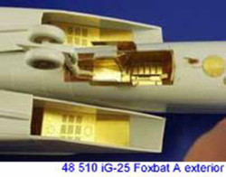 Eduard 48510 Etched Aircraft Detailling Set 1:48 Mikoyan MiG-25 Foxbat A exterio