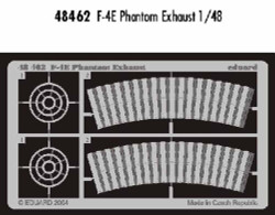 Eduard 48462 Etched Aircraft Detailling Set 1:48 McDonnell F-4E Phantom Exhaust