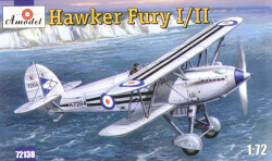A-Model 72138 Hawker Fury Mk.I / Mk.II 1:72 Aircraft Model Kit
