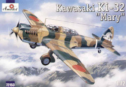 A-Model 72153 Kawasaki Ki-32 'Mary' camouflage schemes 1:72 Aircraft Model Kit