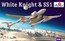 A-Model 72201 White Knight and SS-1 1:72 Aircraft Model Kit