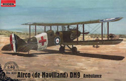 Roden 436 AirCo/de Havilland DH.9 Ambulance 1:48 Aircraft Model Kit