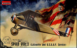 Roden 615 Spad VIIC.I Lafayette 1:32 Aircraft Model Kit
