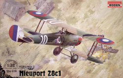 Roden 616 Nieuport N.28C-1 1:32 Aircraft Model Kit