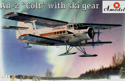 A-Model 14436 Antonov An-2 'Colt' with ski gear 1:144 Aircraft Model Kit