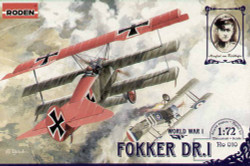 Roden 010 Fokker Dr.I Triplane 1:72 Aircraft Model Kit