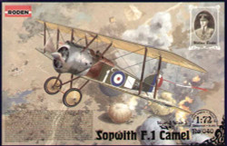 Roden 040 Sopwith Camel F.1 1:72 Aircraft Model Kit