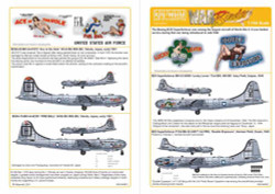 Kits World 144001 Aircraft Decals 1:144 Boeing B-29A Superfortress (4) 42-24895