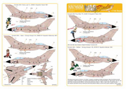 Kits World 144015 Aircraft Decals 1:144 Panavia Tornado GR.1 Desert Storm 1991 (
