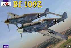 A-Model 72217 Messerschmitt Bf-109Z (new mould) 1:72 Aircraft Model Kit