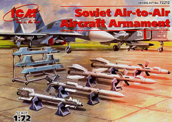 ICM 72212 Soviet Air-to-Air aircraft armament 1:72 Aircraft detailing sets