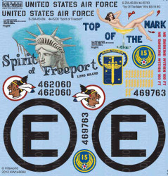 Kits World 148080 Aircraft Decals 1:48 Boeing B-29A Superfortress 'Top Of The Ma