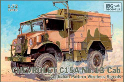 IBG Models 72015 Chevrolet C15A No.13 Cab 1:72 Military Vehicle Model Kit